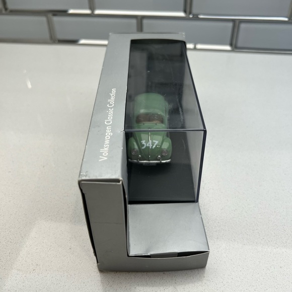 Volkswagen Model Car VW Beetle Bug Scale 1/43 Mille Miglia #347 1954 Green - Picture 11 of 14